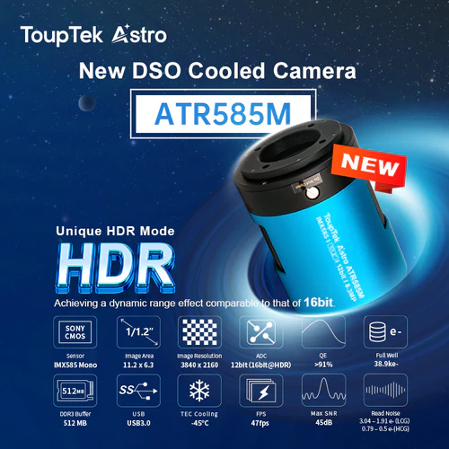 Experience unparalleled imaging with the ATR585M’s unique HDR mode!!