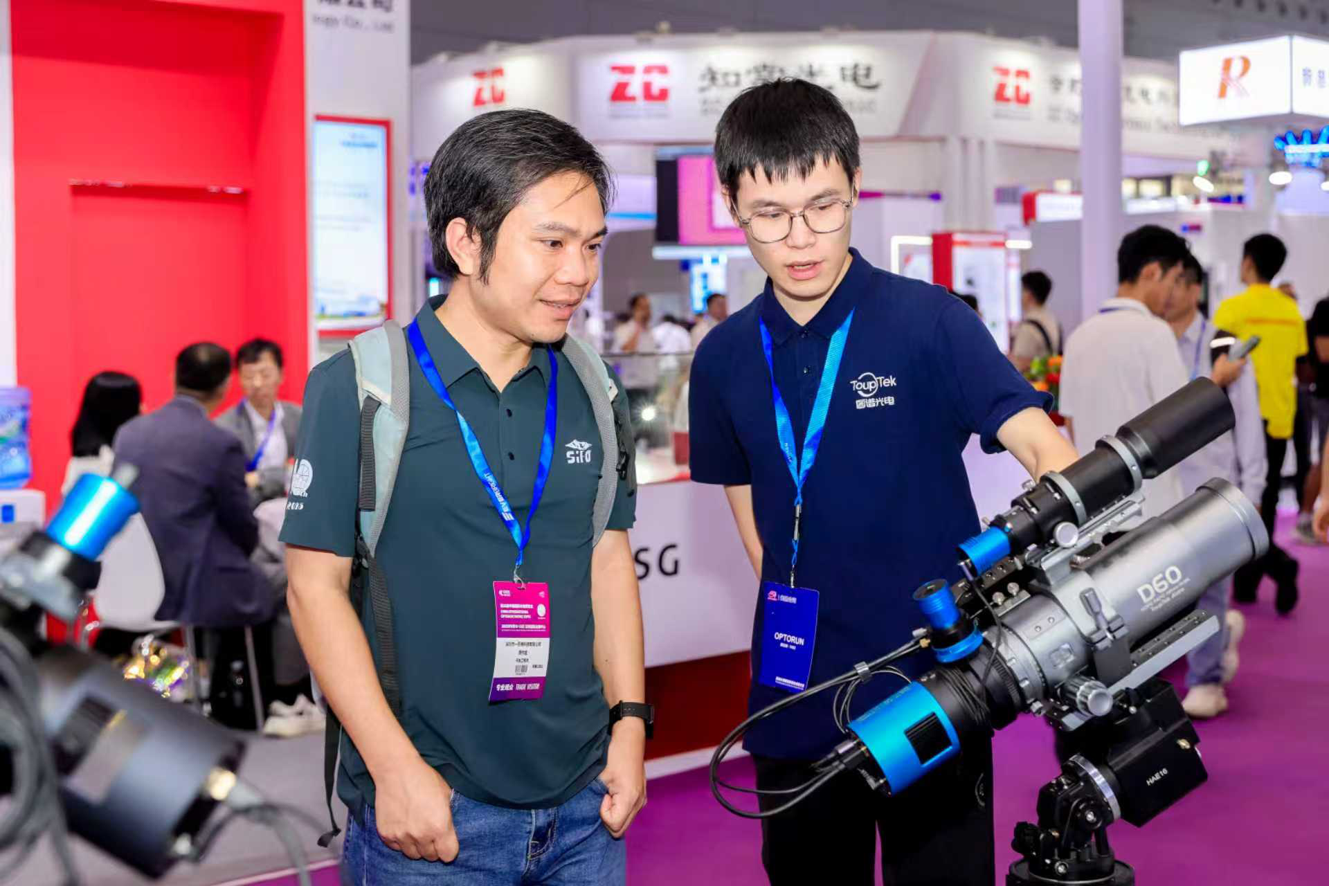 Visitor Engagement at Booth