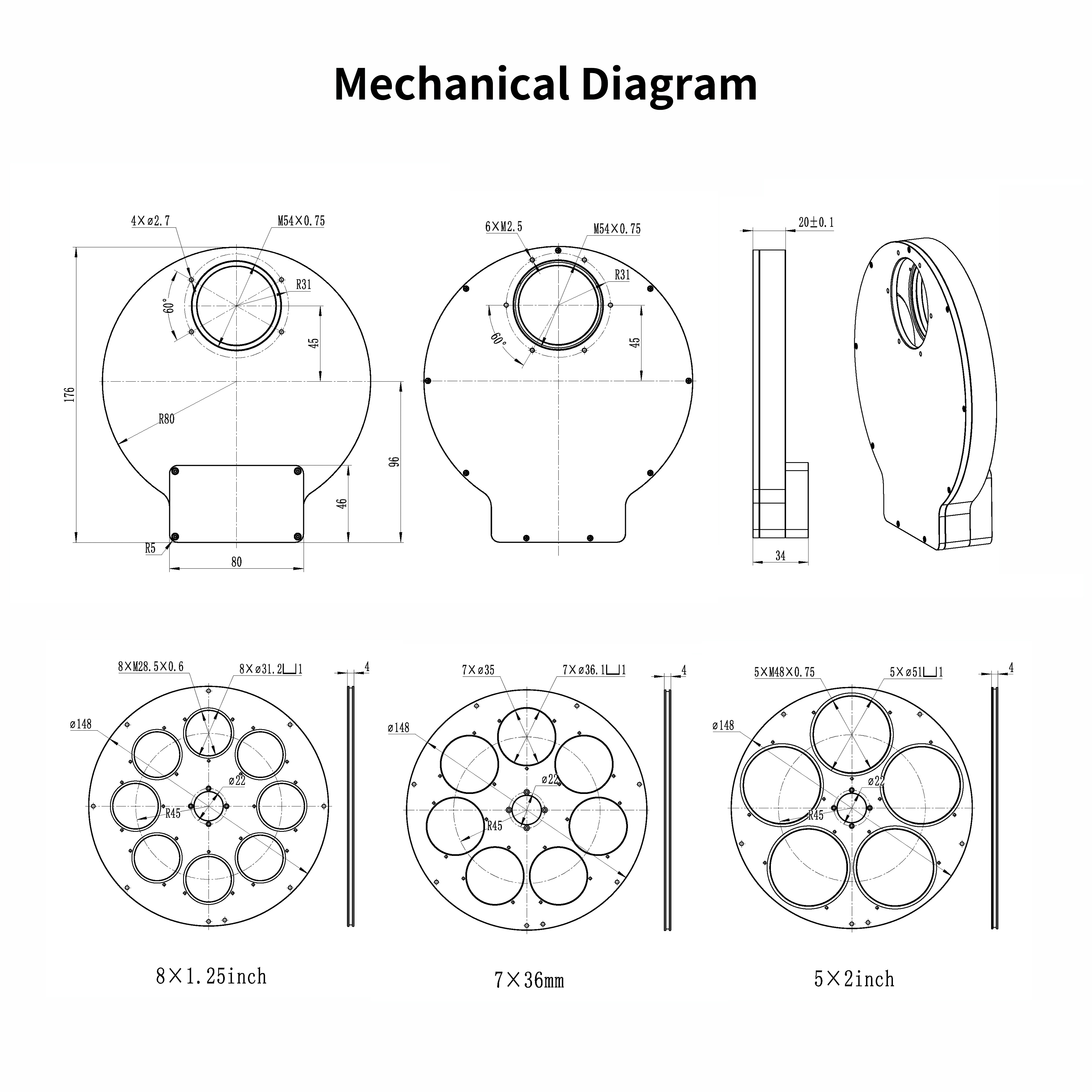 Electric filter wheel