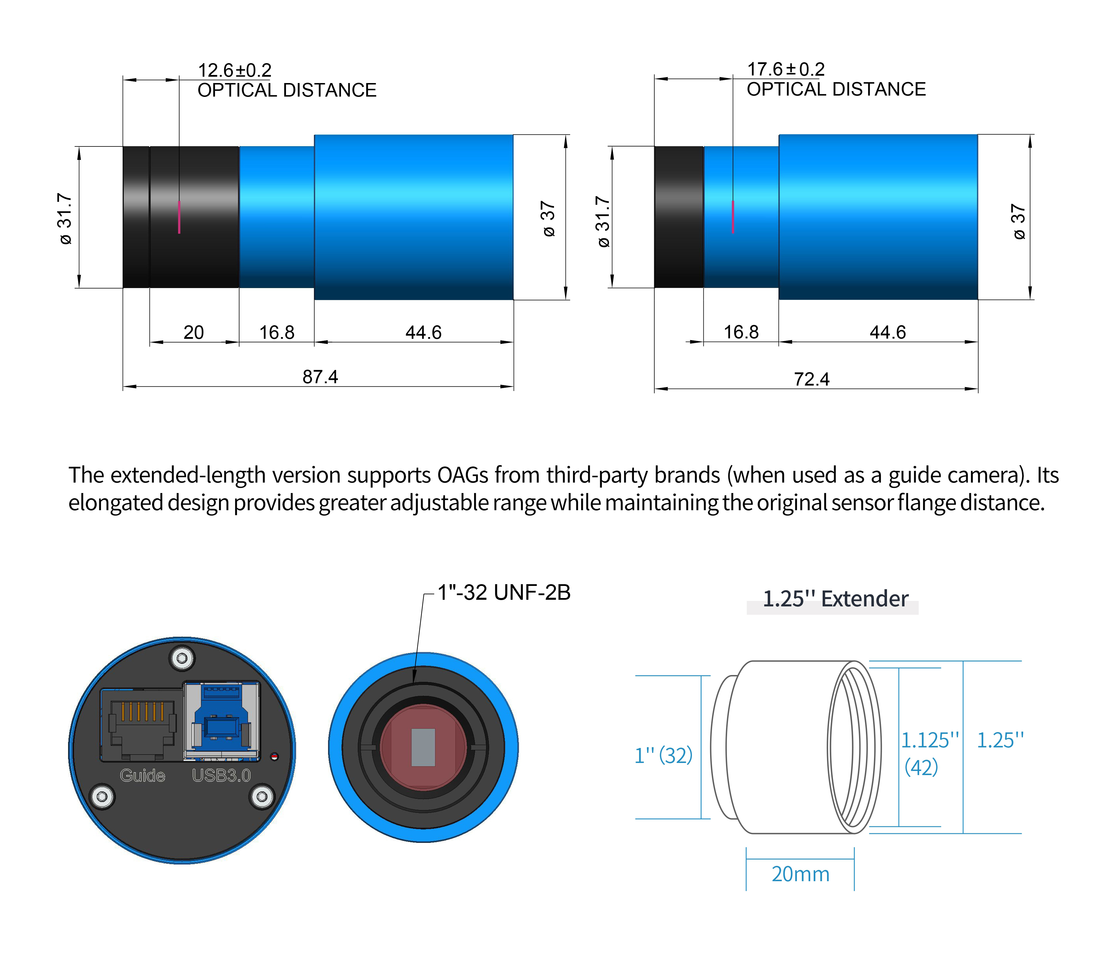 Camera Dimensions