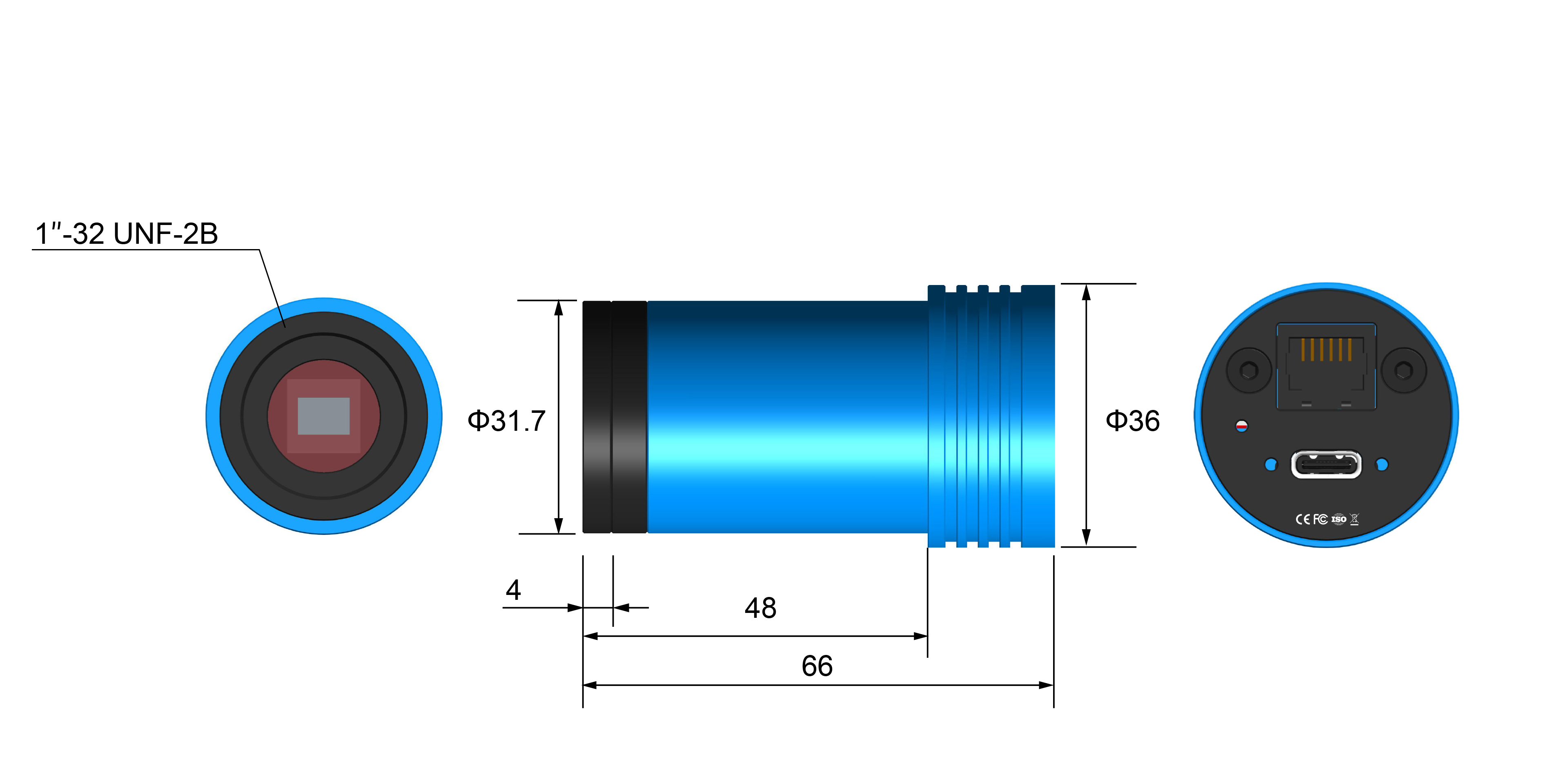 Camera Mechanical Dimensions