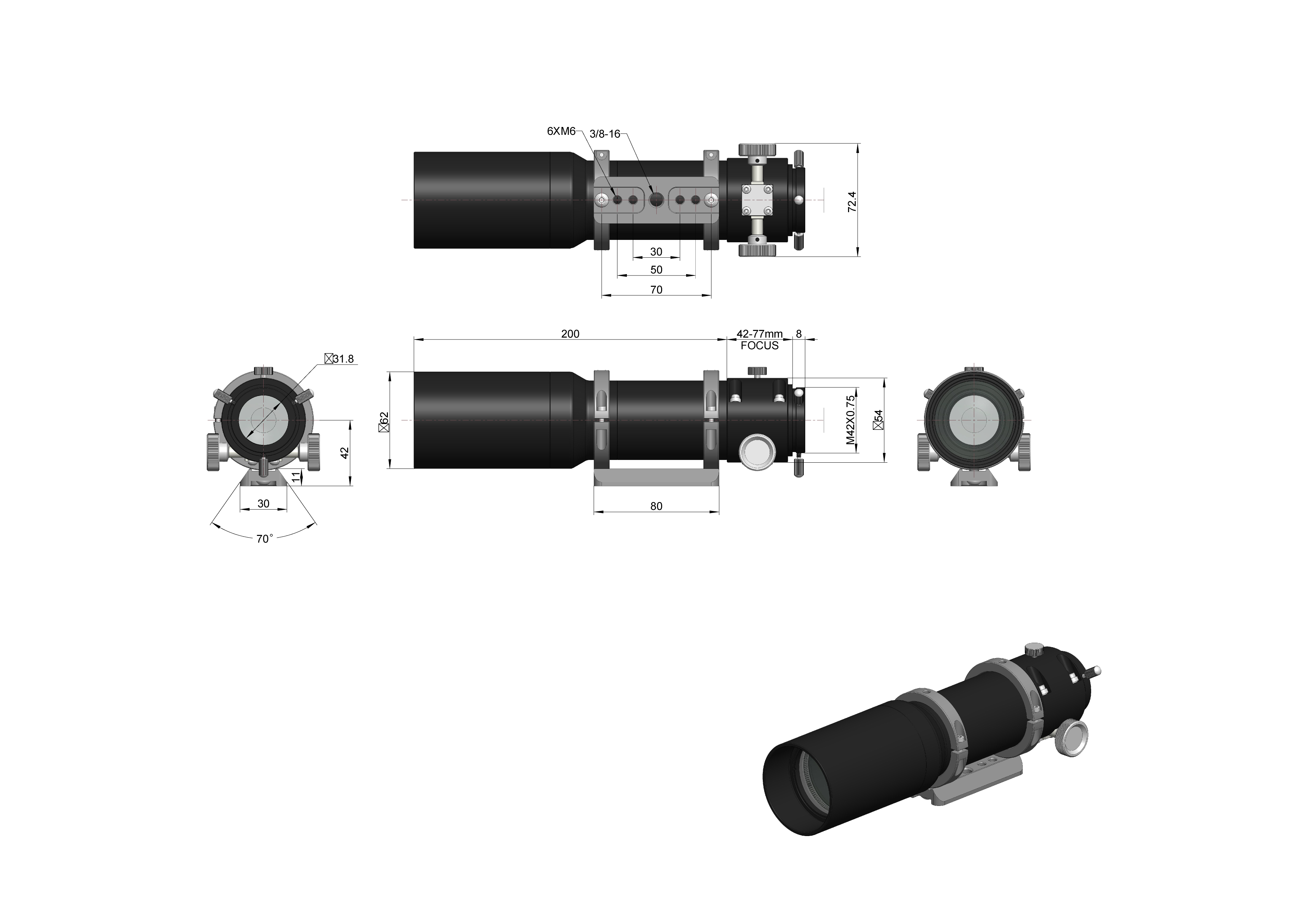GS-250AC dimensional drawing
