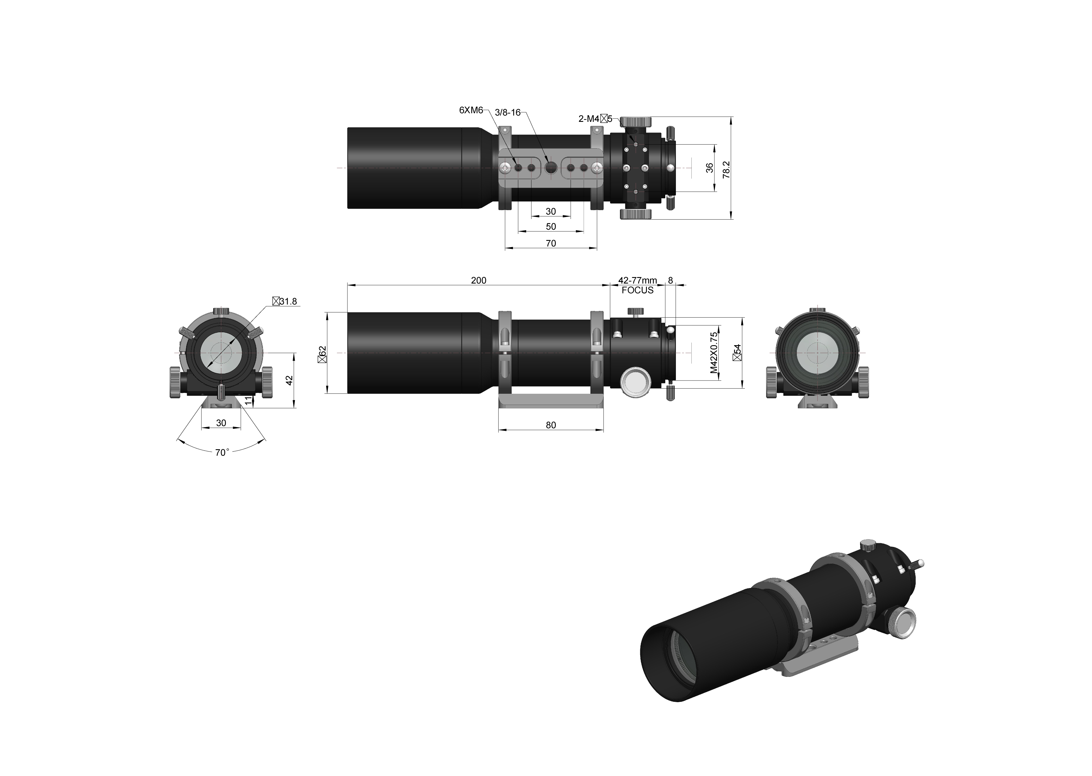 GS-250AR dimensional drawing
