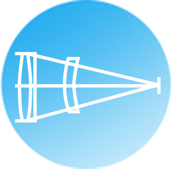 PAPO apochromatic design with integrated field flattener