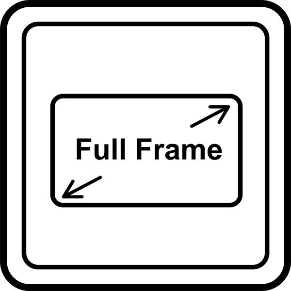 Full-frame coverage